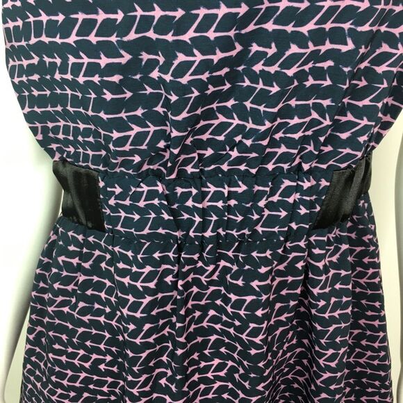 Ya Los Angeles Womens Dress Lightweight Purple Keyhole Back Size Medium - Picture 4 of 9